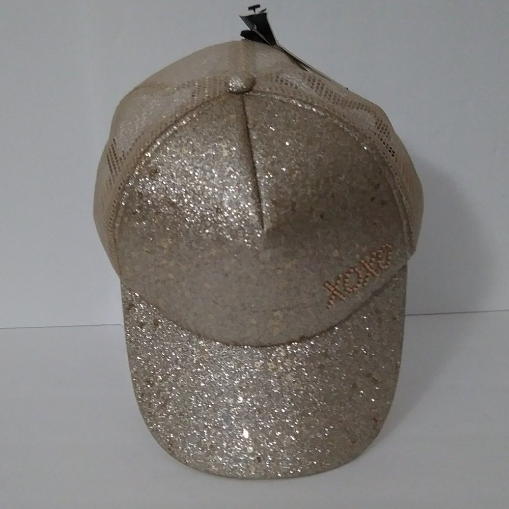 XOXO Glitter Gold Baseball Hat